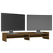 Suport pentru monitor, maro miere, 100x24x16 cm, lemn masiv pin - WALTI WALTI