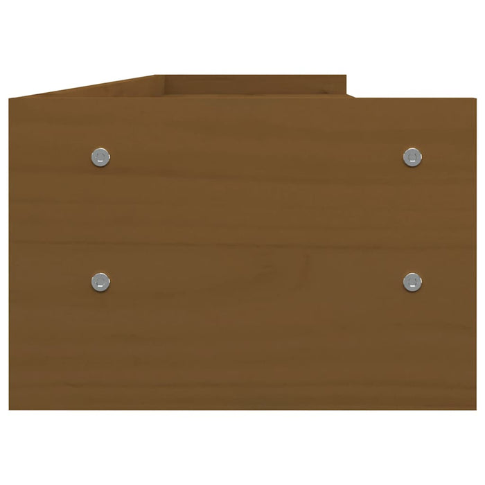 Suport pentru monitor, maro miere, 100x24x16 cm, lemn masiv pin - WALTI WALTI