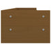 Suport pentru monitor, maro miere, 100x24x16 cm, lemn masiv pin - WALTI WALTI
