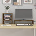 Suport pentru monitor, maro miere, 81x20x30 cm, lemn masiv pin - WALTI WALTI
