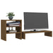 Suport pentru monitor, maro miere, 81x20x30 cm, lemn masiv pin - WALTI WALTI