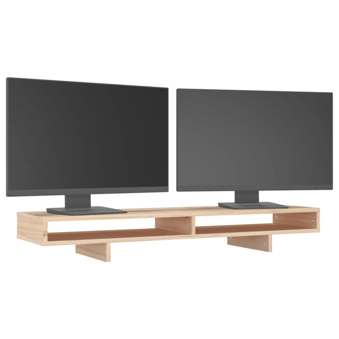 Suport pentru monitor, 100x27x14 cm, lemn masiv de pin - WALTI WALTI