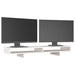 Suport pentru monitor, alb, 100x27x14 cm, lemn masiv pin - WALTI WALTI