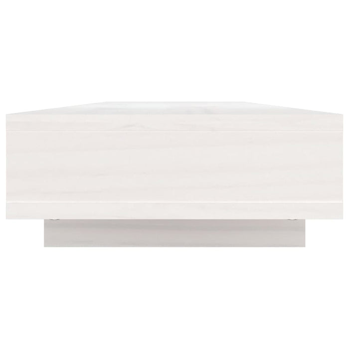 Suport pentru monitor, alb, 100x27x14 cm, lemn masiv pin - WALTI WALTI