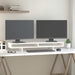 Suport pentru monitor, alb, 100x27x14 cm, lemn masiv pin - WALTI WALTI