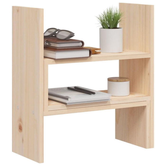 Suport pentru monitor, (39-72)x17x43 cm, lemn masiv de pin - WALTI WALTI