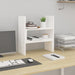 Suport pentru monitor, alb, (39-72)x17x43 cm, lemn masiv pin - WALTI WALTI