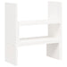 Suport pentru monitor, alb, (39-72)x17x43 cm, lemn masiv pin - WALTI WALTI