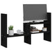 Suport pentru monitor, negru, (39-72)x17x43 cm, lemn masiv pin - WALTI WALTI