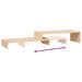 Suport pentru monitor, (52-101)x22x14 cm, lemn masiv de pin - WALTI WALTI
