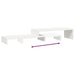 Suport pentru monitor, (52-101)x22x14 cm, lemn masiv de pin - WALTI WALTI