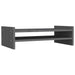 Suport pentru monitor, gri, 50x27x15 cm, lemn masiv pin - WALTI WALTI