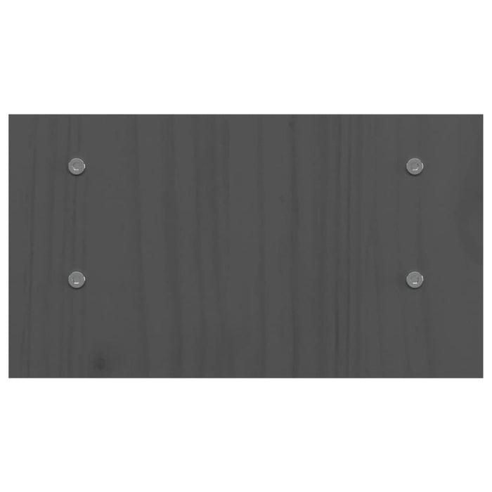 Suport pentru monitor, gri, 50x27x15 cm, lemn masiv pin - WALTI WALTI