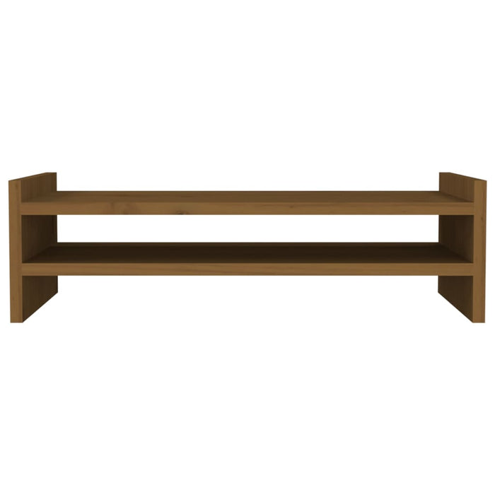 Suport pentru monitor, maro miere, 50x27x15 cm, lemn masiv pin - WALTI WALTI