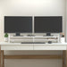Suport pentru monitor, alb, 100x27x15 cm, lemn masiv pin - WALTI WALTI