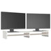 Suport pentru monitor, alb, 100x27x15 cm, lemn masiv pin - WALTI WALTI