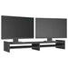 Suport pentru monitor, gri, 100x27x15 cm, lemn masiv pin - WALTI WALTI