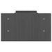 Suport pentru monitor, gri, 100x27x15 cm, lemn masiv pin - WALTI WALTI