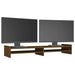 Suport pentru monitor, maro miere, 100x27x15 cm, lemn masiv pin - WALTI WALTI