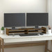 Suport pentru monitor, maro miere, 100x27x15 cm, lemn masiv pin - WALTI WALTI