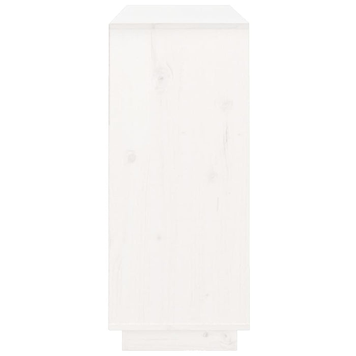 Servantă, alb, 104,5x34x80 cm, lemn masiv de pin WALTI