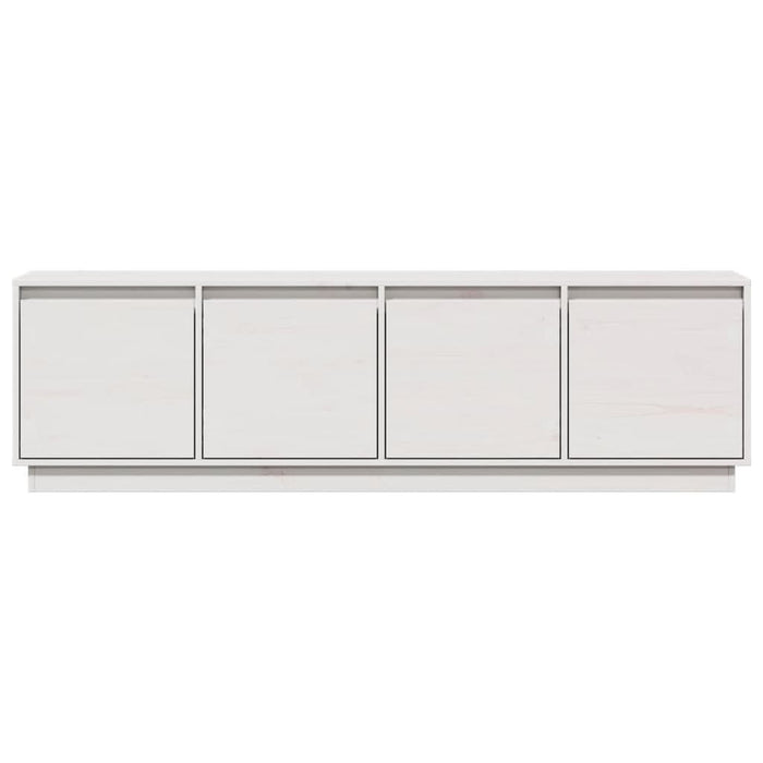 Comodă TV, alb, 156x37x45 cm, lemn masiv de pin - WALTI WALTI