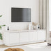 Comodă TV, alb, 156x37x45 cm, lemn masiv de pin - WALTI WALTI