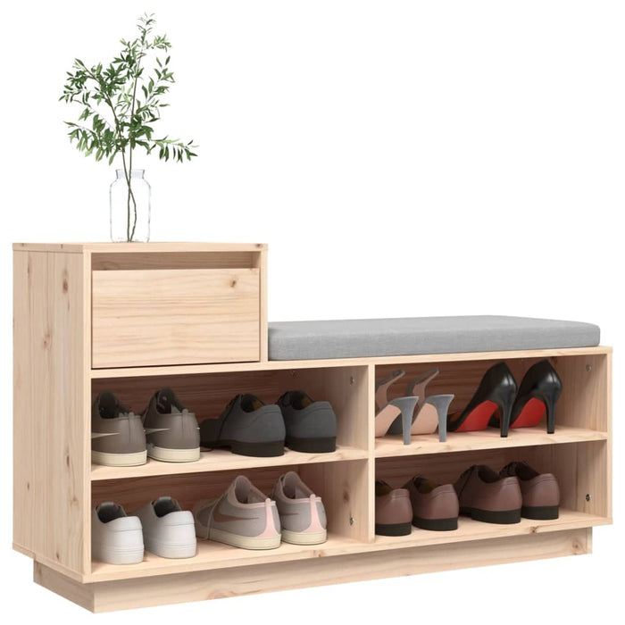 Pantofar, 110x34x61 cm, lemn masiv de pin - WALTI WALTI
