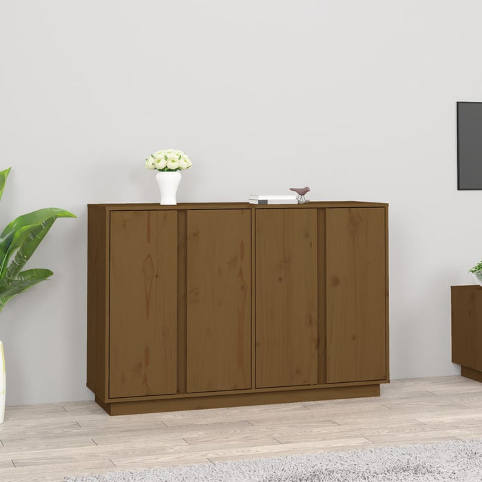 Servantă, maro miere, 120x35x80 cm, lemn masiv de pin - WALTI WALTI