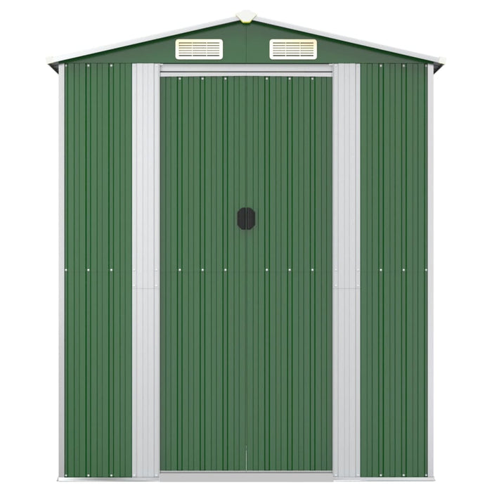 Șopron de grădină, verde, 192x1021x223 cm, oțel zincat - WALTI WALTI
