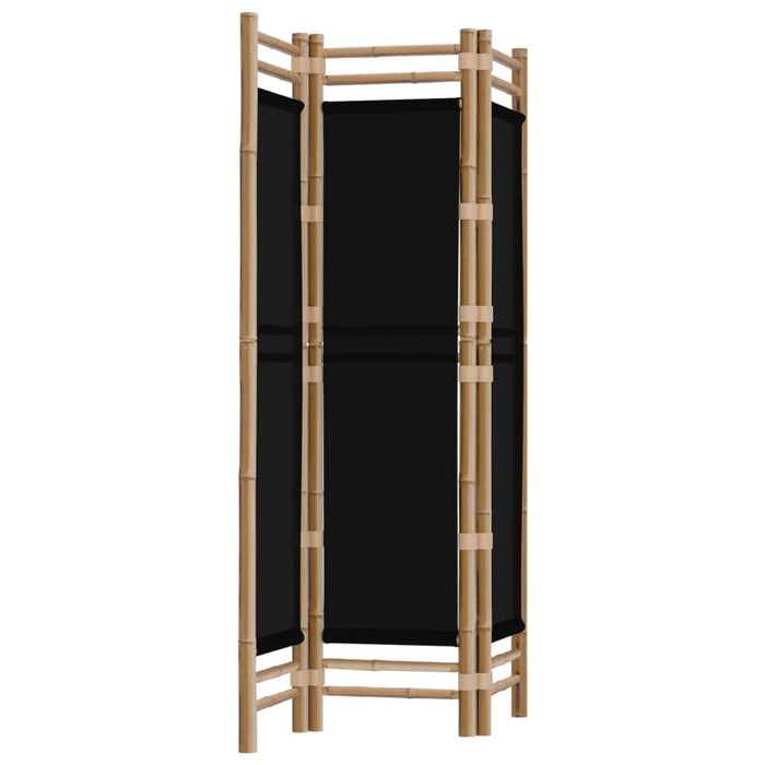 Separator de cameră pliabil cu 3 panouri 120 cm bambus și pânză - WALTI WALTI