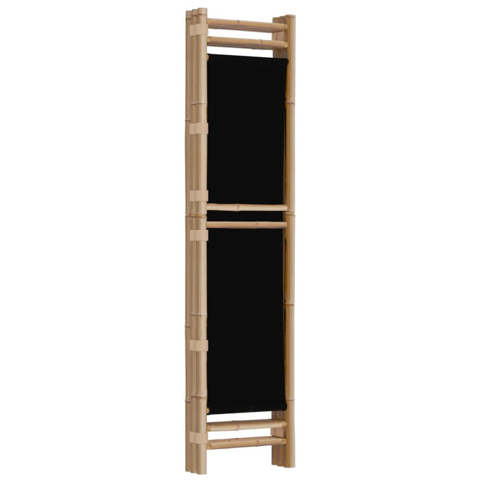 Separator de cameră pliabil cu 3 panouri 120 cm bambus și pânză - WALTI WALTI