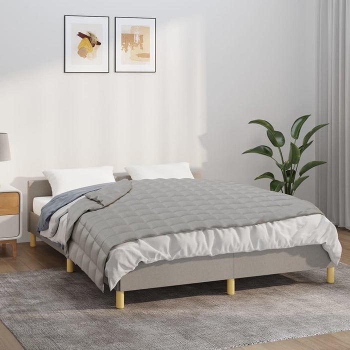 Pătură anti-stres, gri, 120x180 cm, 5 kg, material textil - WALTI WALTI
