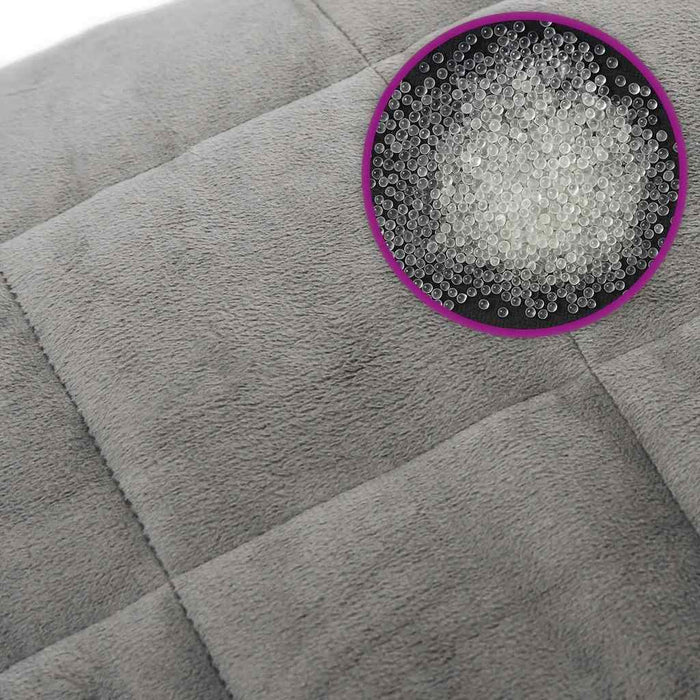 Pătură cu greutăți, gri, 138x200 cm, 6 kg, material textil - WALTI WALTI