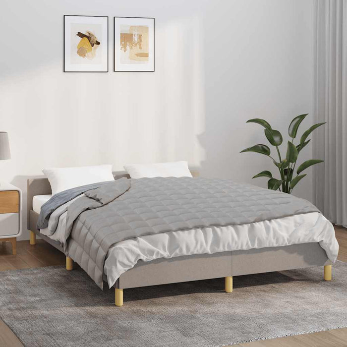 Pătură anti-stres, gri, 138x200 cm, 10 kg, material textil - WALTI WALTI