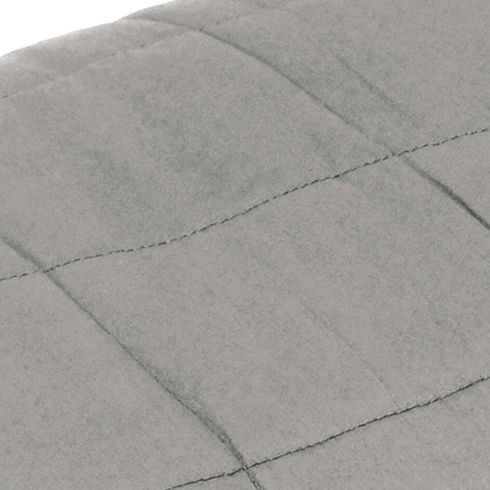 Pătură antistres, gri, 200x200 cm, 9 kg, material textil - WALTI WALTI