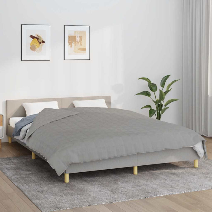 Pătură antistres, gri, 200x200 cm, 9 kg, material textil - WALTI WALTI