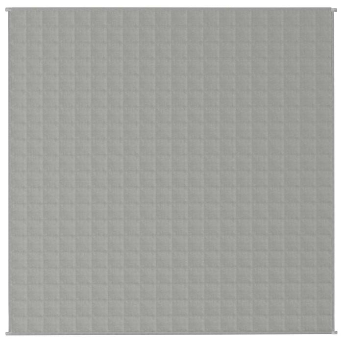 Pătură cu greutăți, gri, 200x200 cm, 13 kg, material textil - WALTI WALTI
