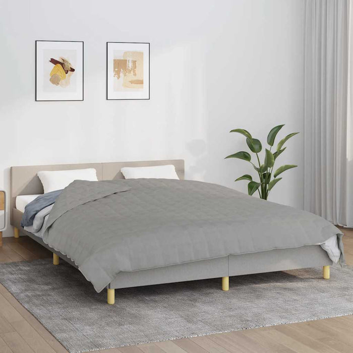 Pătură cu greutăți, gri, 200x225 cm, 9 kg, material textil - WALTI WALTI