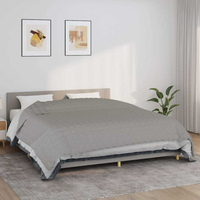 Pătură cu greutăți, gri, 200x260 cm, 11 kg, material textil - WALTI WALTI