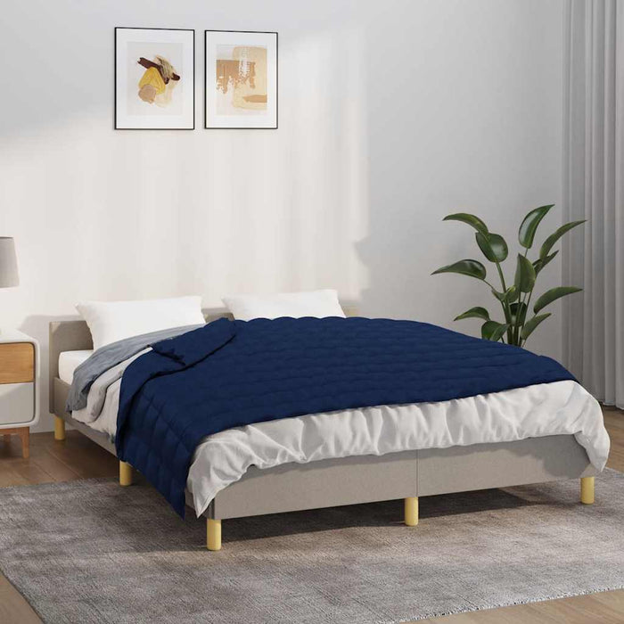 Pătură cu greutăți, albastru, 120x180 cm, 9 kg, material textil - WALTI WALTI