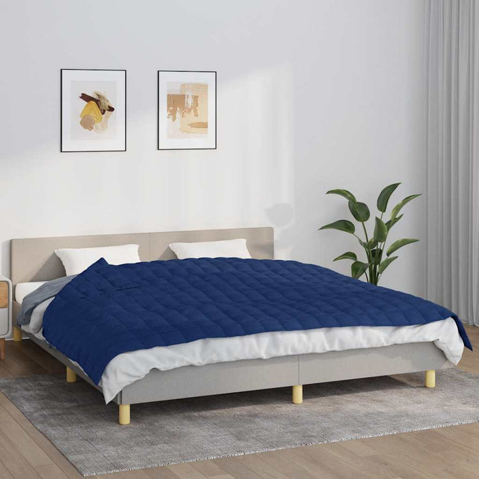 Pătură cu greutăți, albastru, 155x220 cm, 11 kg, textil - WALTI WALTI