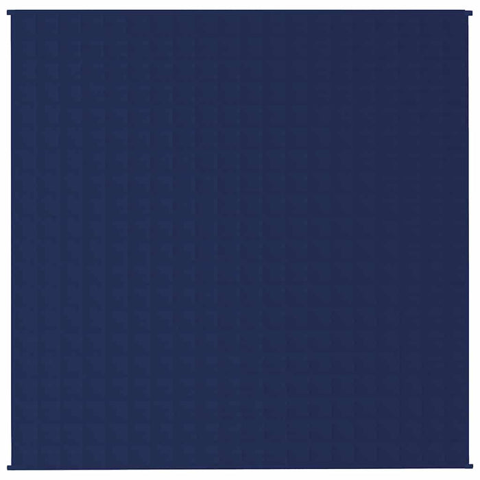 Pătură cu greutăți, albastru, 200x200 cm, 9 kg, material textil - WALTI WALTI