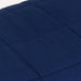 Pătură cu greutăți, albastru, 200x225 cm, 9 kg, material textil - WALTI WALTI