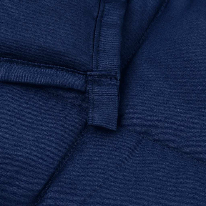 Pătură cu greutăți, albastru, 200x225 cm, 9 kg, material textil - WALTI WALTI