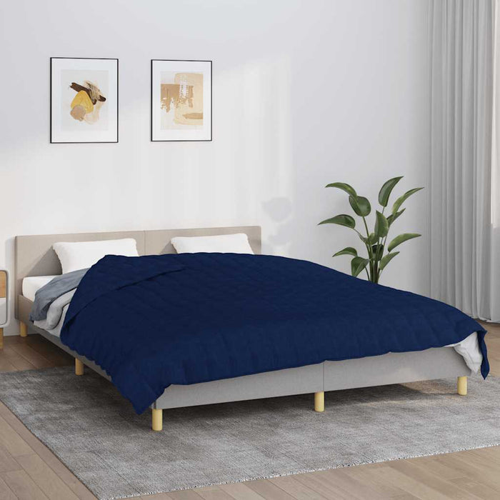 Pătură cu greutăți, albastru, 200x225 cm, 13 kg, textil - WALTI WALTI