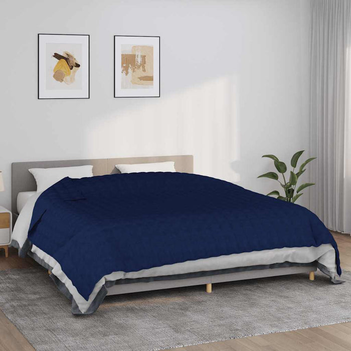 Pătură cu greutăți, albastru, 220x260 cm, 11 kg, textil - WALTI WALTI