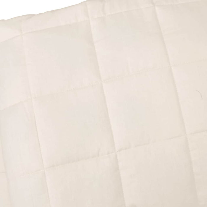 Pătură cu greutăți, crem deschis, 120x180 cm, 5 kg, textil - WALTI WALTI