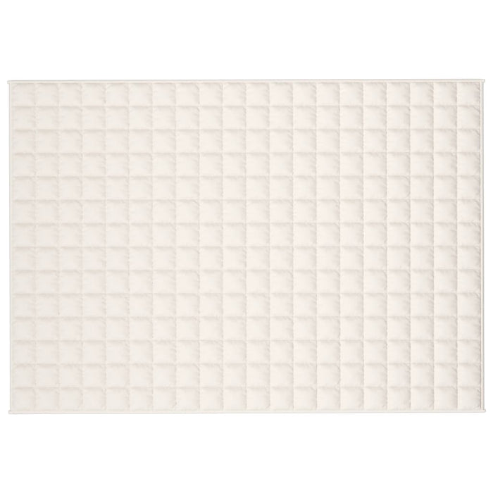 Pătură cu greutăți, crem deschis, 138x200 cm, 6 kg, textil - WALTI WALTI