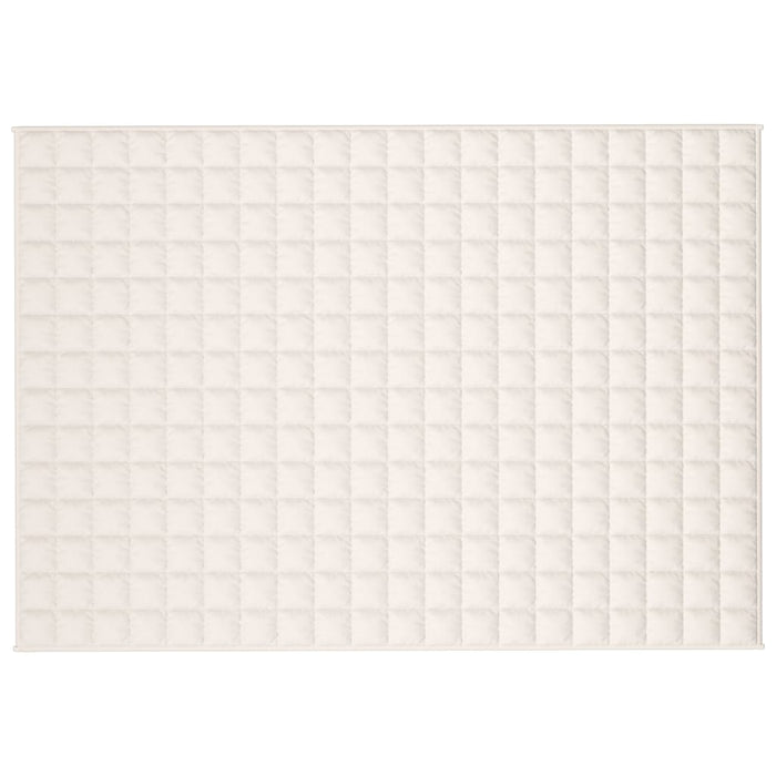 Pătură cu greutăți, crem deschis, 138x200 cm, 10 kg, textil - WALTI WALTI
